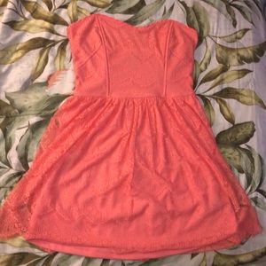 Coral dress